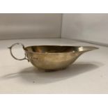 A HALLMARKED BIRMINGHAM SILVER PAP BOAT GROSS WEIGHT 64.8 GRAMS