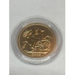 A 2018 GOLD SOVEREIGN