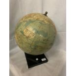 A PHILLIPS (LONDON) 12" TERRESTRIAL GLOBE 1981