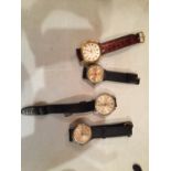 FOUR WATCHES TO INCLUDE TIMEX AND LORUS