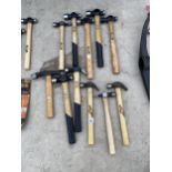 AN ASSORTMENT OF AS NEW HAMMERS TO INCLUDE STANLEY AND W.MARPLES ETC
