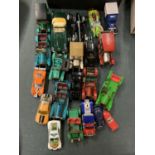 A BOX OF TOY CARS
