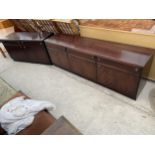 TWO McINTOSH MAHOGANY SIDEBOARDS