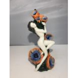 A CARLTON WARE FIGURINE THE CARLTON GIRL