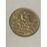 A 1904 GOLD HALF SOVEREIGN