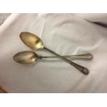TWO LARGE SERVING SPOONS