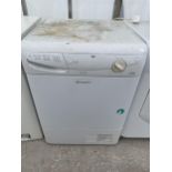 A WHITE HOTPOINT CONDENSOR DRYER