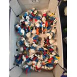 THIRTY INDIVIDUAL SCHLEICH SMURFS - SOME WITH ORIGINAL BAR TAGS