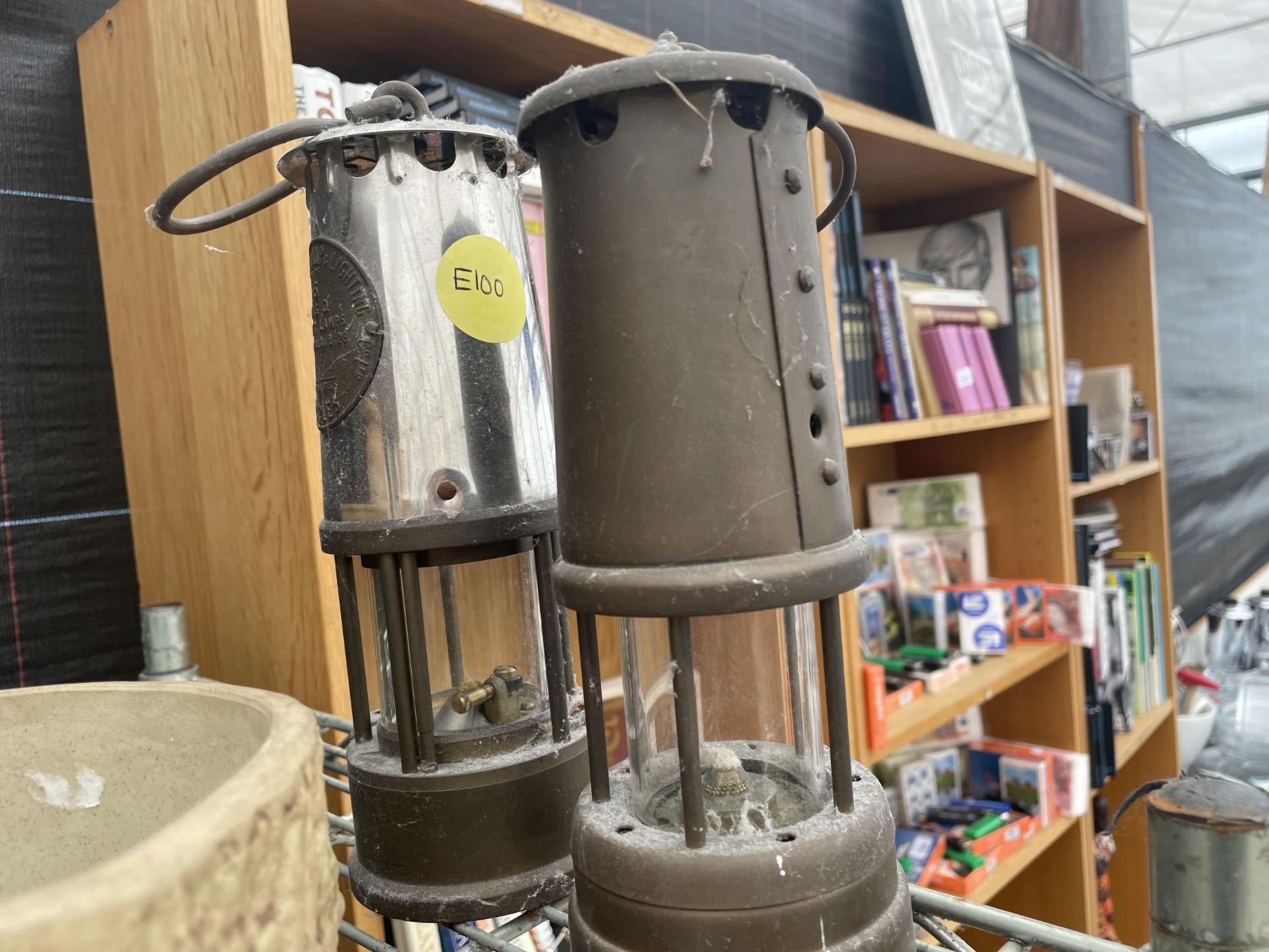 TWO VINTAGE MINERS LAMPS - Image 2 of 2