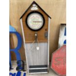 A VINTAGE FAIRGROUND GAME- GRIP TEST MACHINE BELIEVED WORKING BUT NO WARRANTY