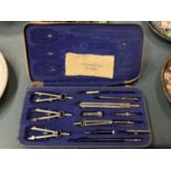A PHILMERCO LEATHER CASED DRAWING SET