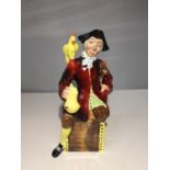 AN ARTHUR BOWKER FINE BONE CHINA PIRATE FIGURE