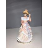 A ROYAL DOULTON FIGURE 'SHARON' WITH CERTIFICATE