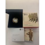 A THE ROYAL MINT 2016 THE ARMY £2 SILVER PROOF PIEDFORT COIN WITH CERTIFICATE OF AUTHENTICITY