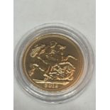 A 2018 GOLD SOVEREIGN