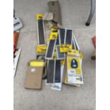 STANLEY UTILITY LEVELS AND STANLEY RASP BLADES ETC