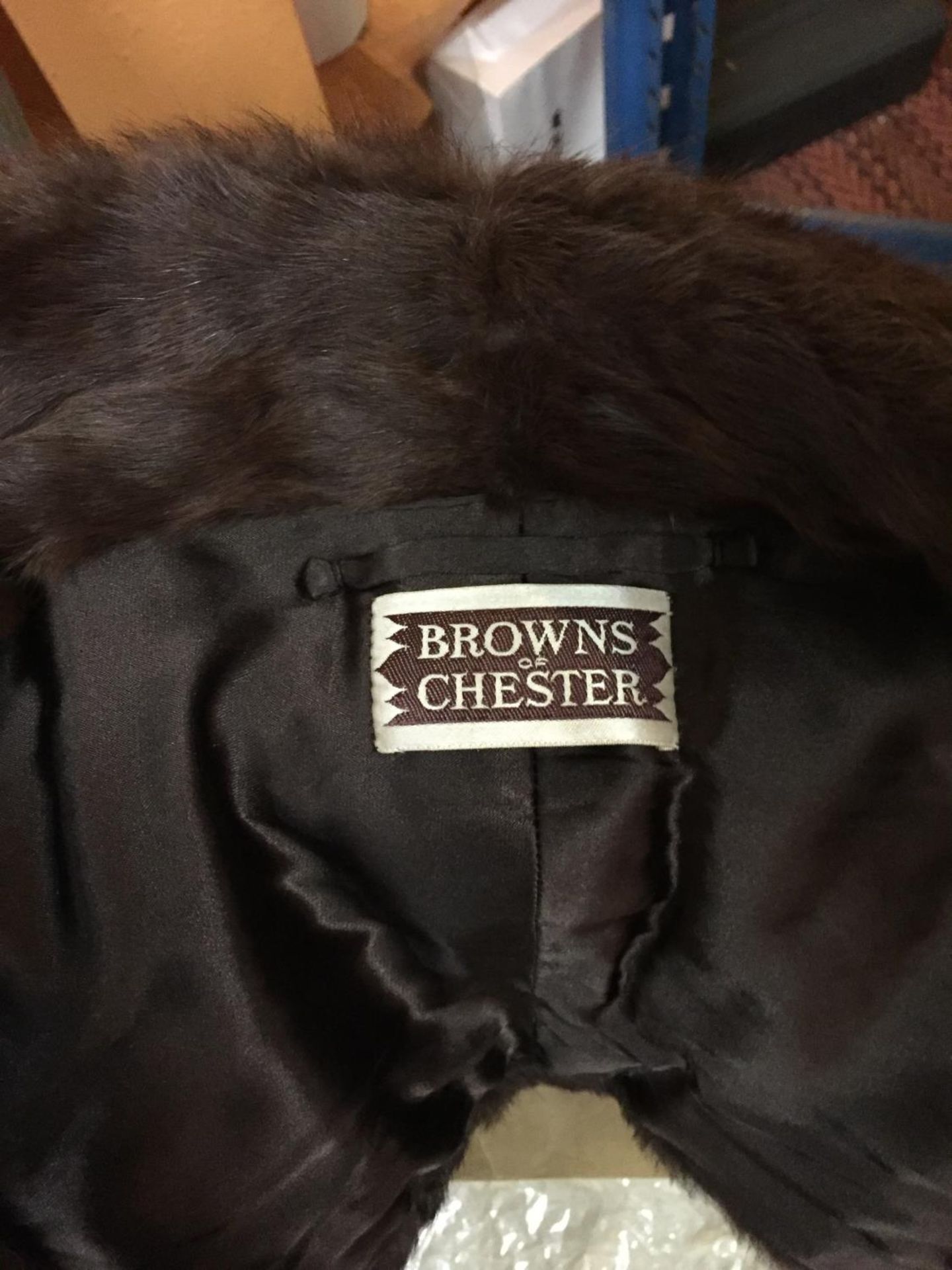 A FUR SHAWL BY BROWNS OF CHESTER - Image 3 of 3