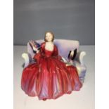 A ROYAL DOULTON FIGURE 'SWEET AND TWENTY'