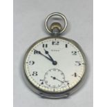 A SILVER ALBION POCKET WATCH MARKED 925