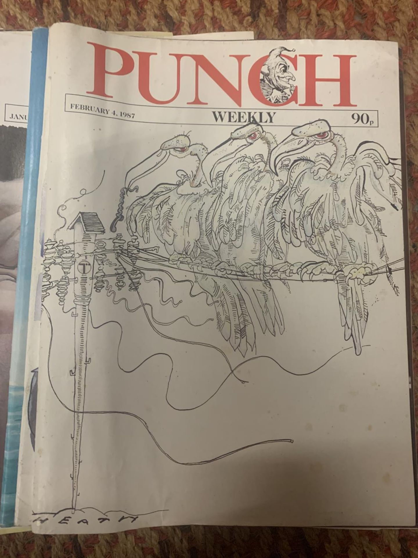 A QUANTITY OF 1980'S PUNCH MAGAZINES PLUS TWO PUNCH CARTOONS HISTORY MAGAZINES - Image 2 of 5