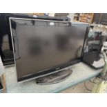 A 37" SHARP TELEVISION