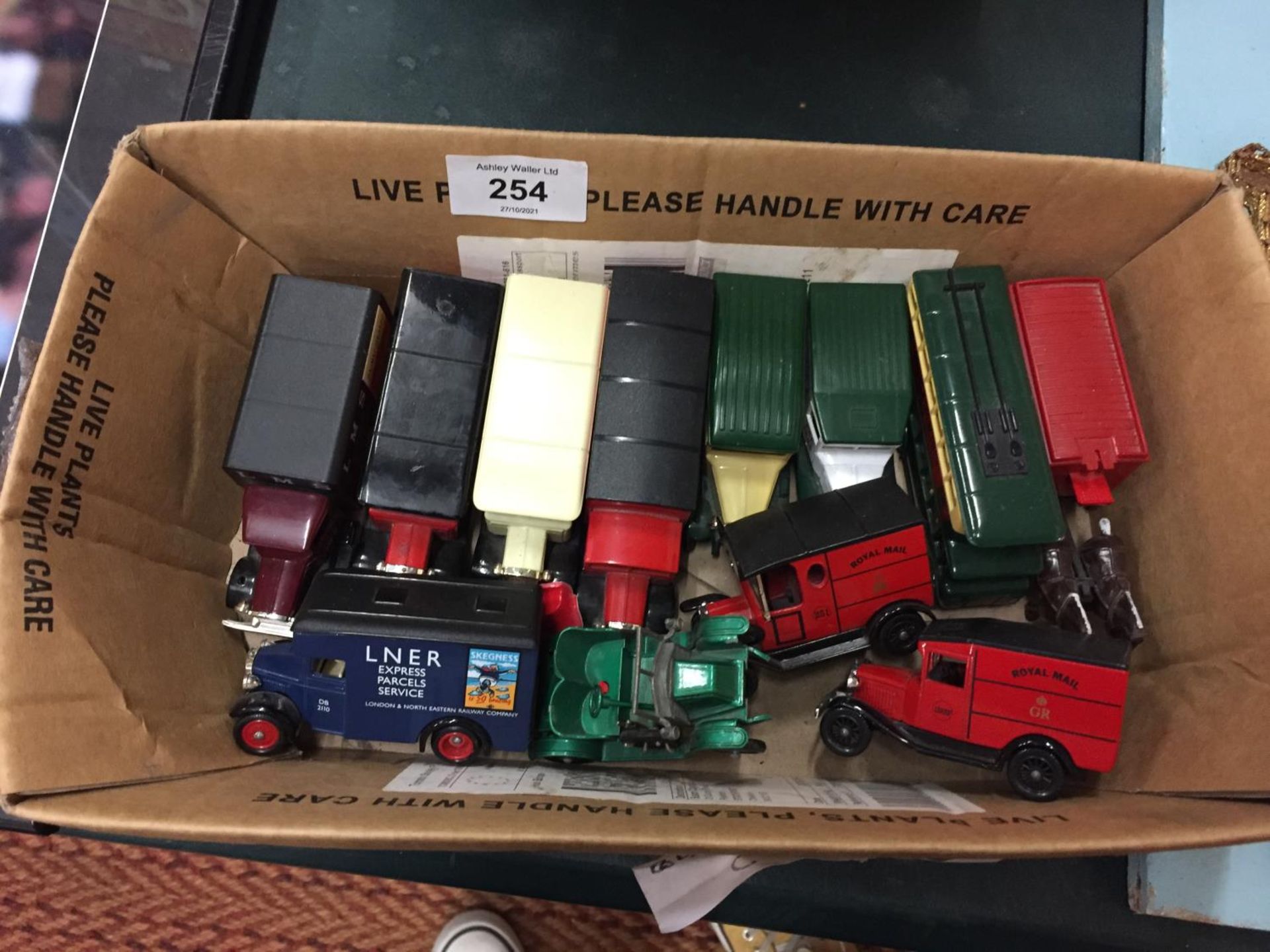 TWELVE LLEDO DAYS GONE BY MODEL VANS TO INCLUDE POST OFFICE, MARKS AND SPENCER ETC