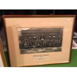 A FRAMED PHOTOGRAPH OF ALTRINCHAM GAS COMPANY DATED 7TH DECEMBER 1927