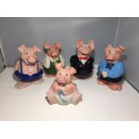 FIVE WADE NATWEST PIGS
