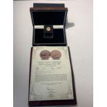 A BOXED GOLD HALF SOVEREIGN VICTORIA 1899 WITH CERTIFICATE OF AUTHENTICITY