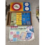 A VINTAGE SCIENCE FAIR ELECTRONIC PROJECT KIT