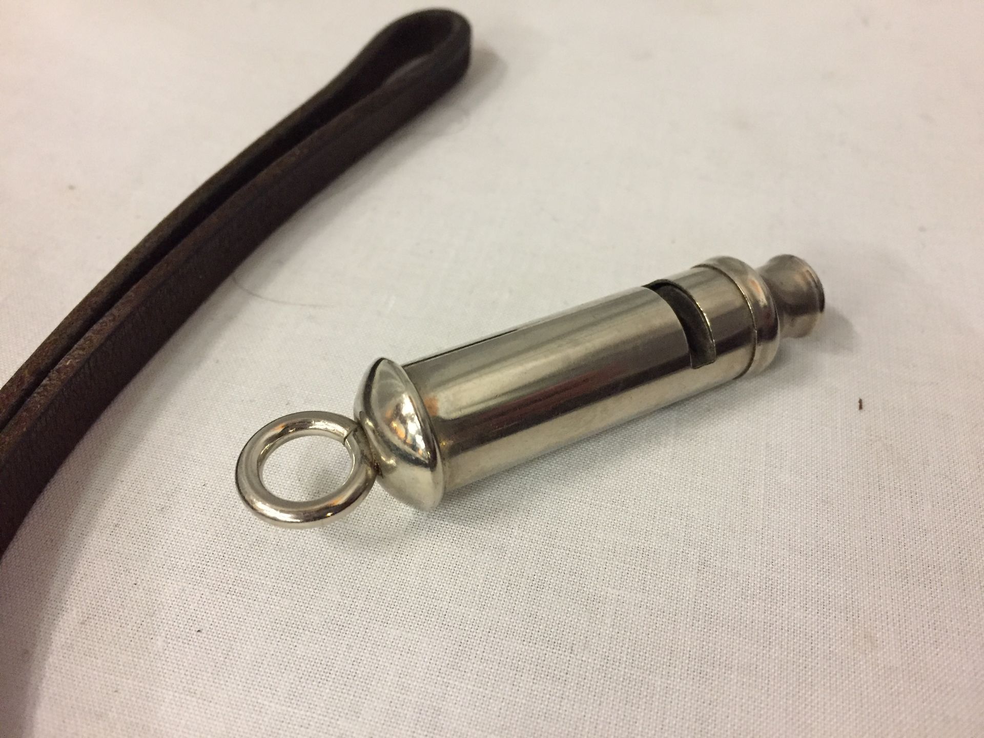 A VINTAGE POLICEMANS WHISTLE AND TRUNCHEON - Image 6 of 8