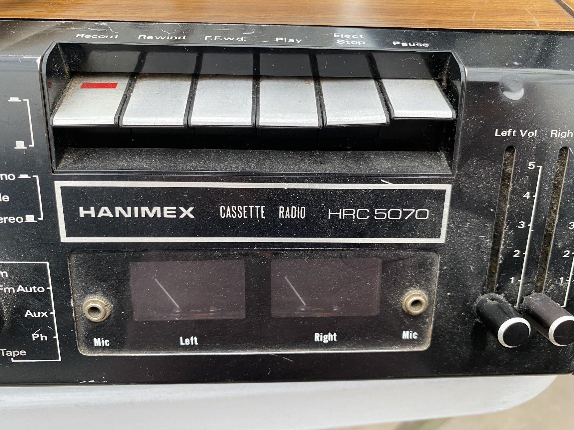 A FIDELITY TUNER WITH A ROTEL AMPLIFIER AND A HANIMEX HRC 5070 CASSETTE RADIO ETC - Image 3 of 7