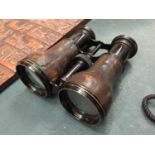 A PAIR OF VINTAGE BINOCULARS/OPERA GLASSES, WITH THE MAKERS MARK W. ECKER, LUZERN