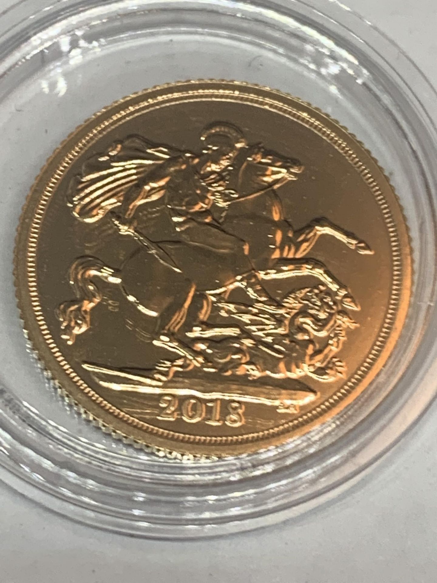 A 2018 GOLD SOVEREIGN