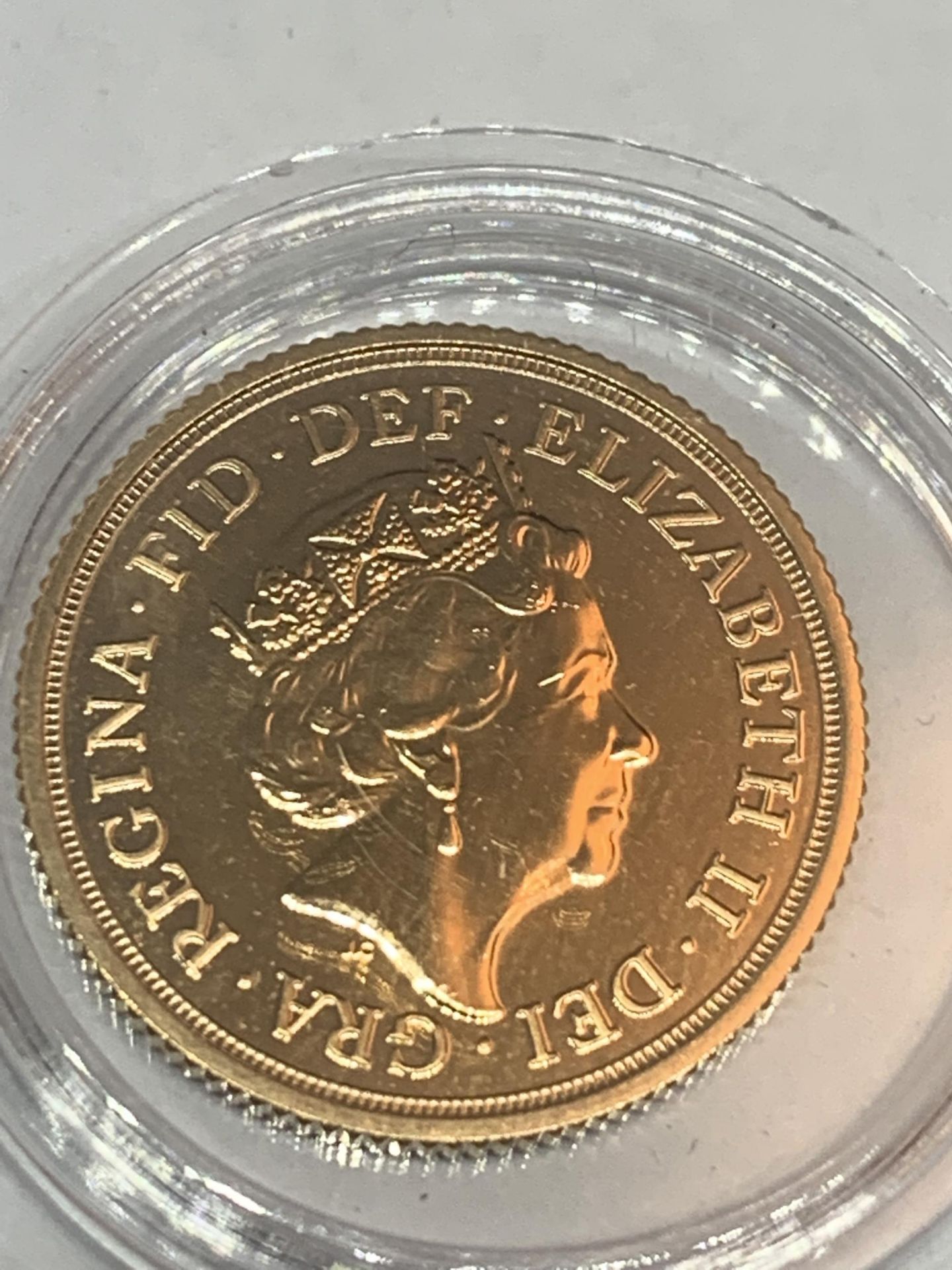 A 2018 GOLD SOVEREIGN - Image 2 of 2