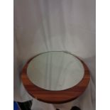 A RETRO ROUND MIRROR