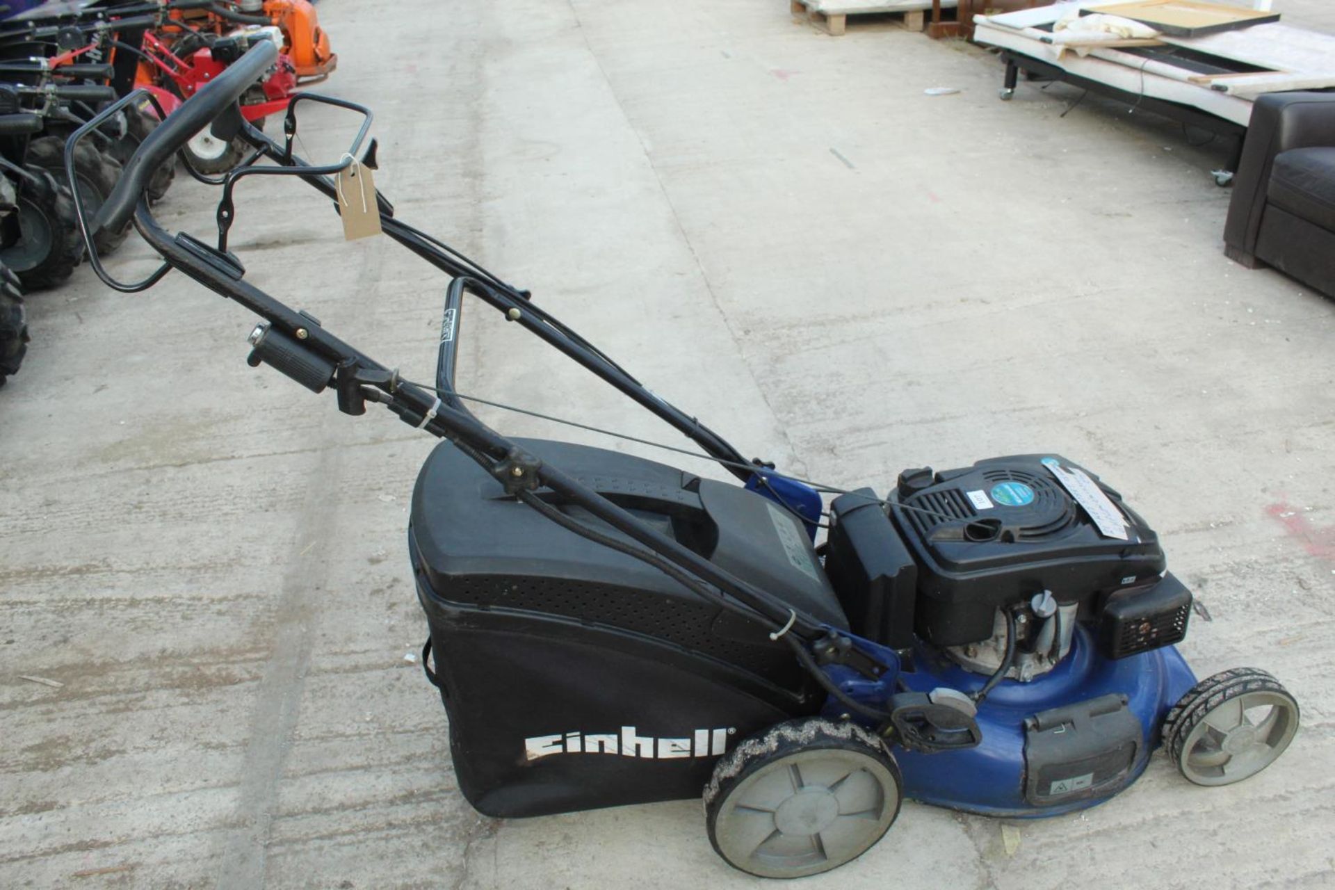 EINHELL 21 INCH KEY START 6HP ENGINE SELF PROPELLED MOWER & BOX NO VAT