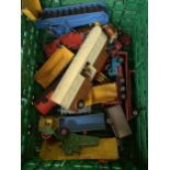 A BOX OF VARIOUS DIECAST VEHICLES TO INCLUDE CORGI