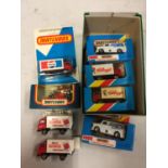 A COLLECTION OF BOXED AND UNBOXED MATCHBOX VEHICLES - ALL MODEL NUMBER 72 OF VARIOUS ERAS AND