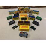 A COLLECTION OF BOXED AND UNBOXED MATCHBOX VEHICLES - ALL MODEL NUMBER 46 OF VARIOUS ERAS AND