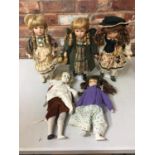 A QUANTITY OF VINTAGE DOLLS