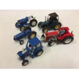 FIVE BRITIANS FARM TRACTORS