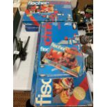 FOUR BOXES OF FISCHER TECHNIK CONSTRUCTION SETS