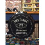 A JACK DANIELS TIN SIGN