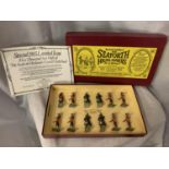 A BOXED BRITIANS SEAFORTH HIGHLANDERS 72ND AND 78TH FOOT TWELVE PIECE MODEL SOLDIER SET - NUMBER