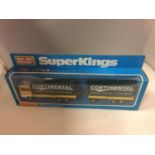 A BOXED MATCHBOX K31 SUPER KINGS FORD TRANSCONTINENTAL WAGON AND TRAILER - CONTINENTAL
