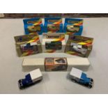 A COLLECTION OF BOXED AND UNBOXED MATCHBOX VEHICLES - ALL MODEL NUMBER 38 OF VARIOUS ERAS AND