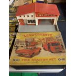 A BOXED MATCHBOX FIRE STATION G10