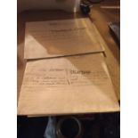 TWO ANTIQUE DEED DOCUMENTS, ONE AN APPOINTMENT OF DEMISE DATED 1840, THE OTHER A MORTGAGE DEED DATED