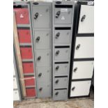 TWO AS NEW LOCKERS , FIVE DOOR AND SIX DOOR